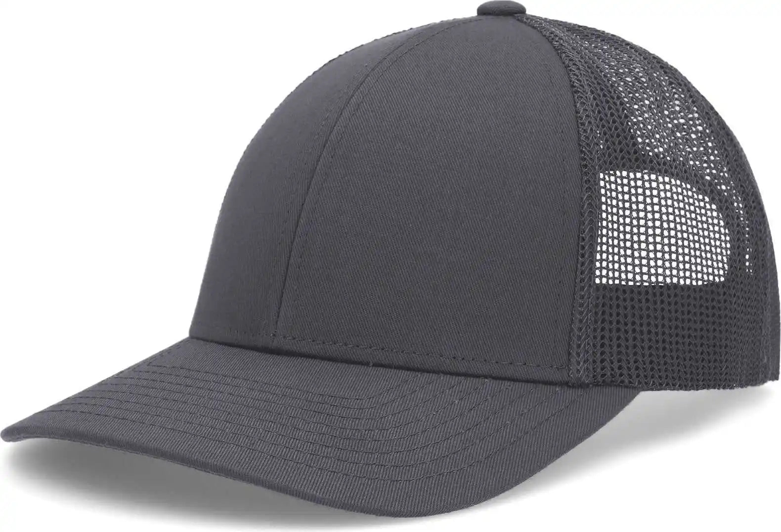Pacific Headwear P114 Low-pro Trucker Cap - Graphite - 6 1/2’’ - 7’’