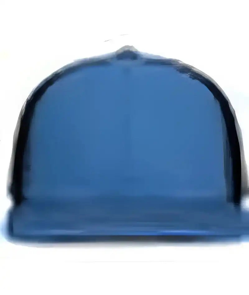 Pacific Headwear P151s Contrast Stitch Trucker Pacflex Snapback Cap - Ocean Blue Lt Charcoal - Gray / 7’’ 7 7/8’’