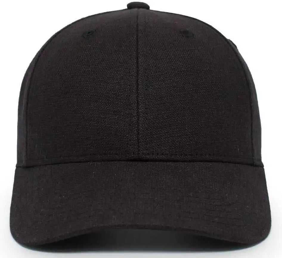 Pacific Headwear P204 Hemp Dad Cap - Black - 7’’ - 7 7/8’’