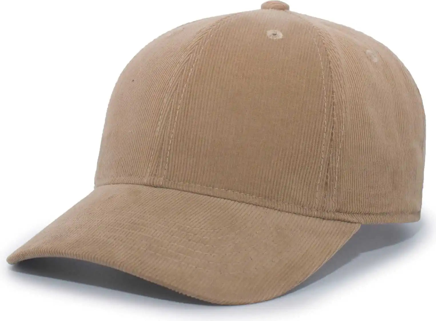 Pacific Headwear P206 Hybrid Corduroy Dad Cap - Wheat - 7’’ - 7 7/8’’