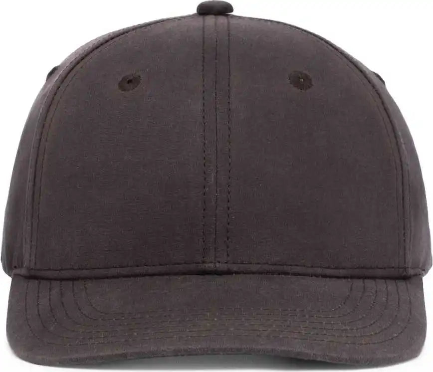 Pacific Headwear P299 Waxed Cotton Dad Cap - Brown - 7’’ - 7 7/8’’