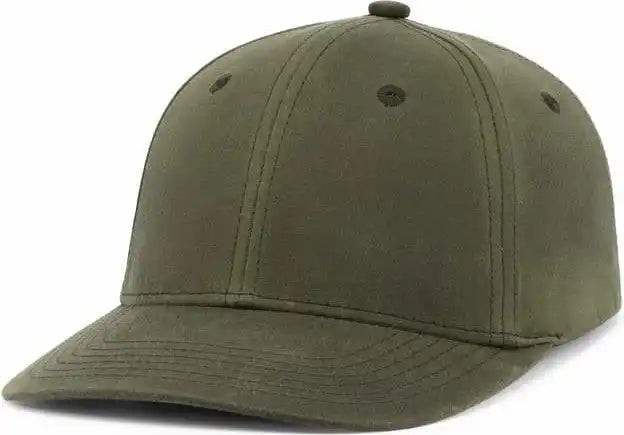 Pacific Headwear P299 Waxed Cotton Dad Cap - Moss - 7’’ - 7 7/8’’