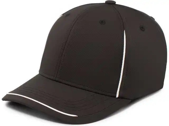 Pacific Headwear P304 Legend Cap - Black White - 6 7/8’’ 7 3/8’’