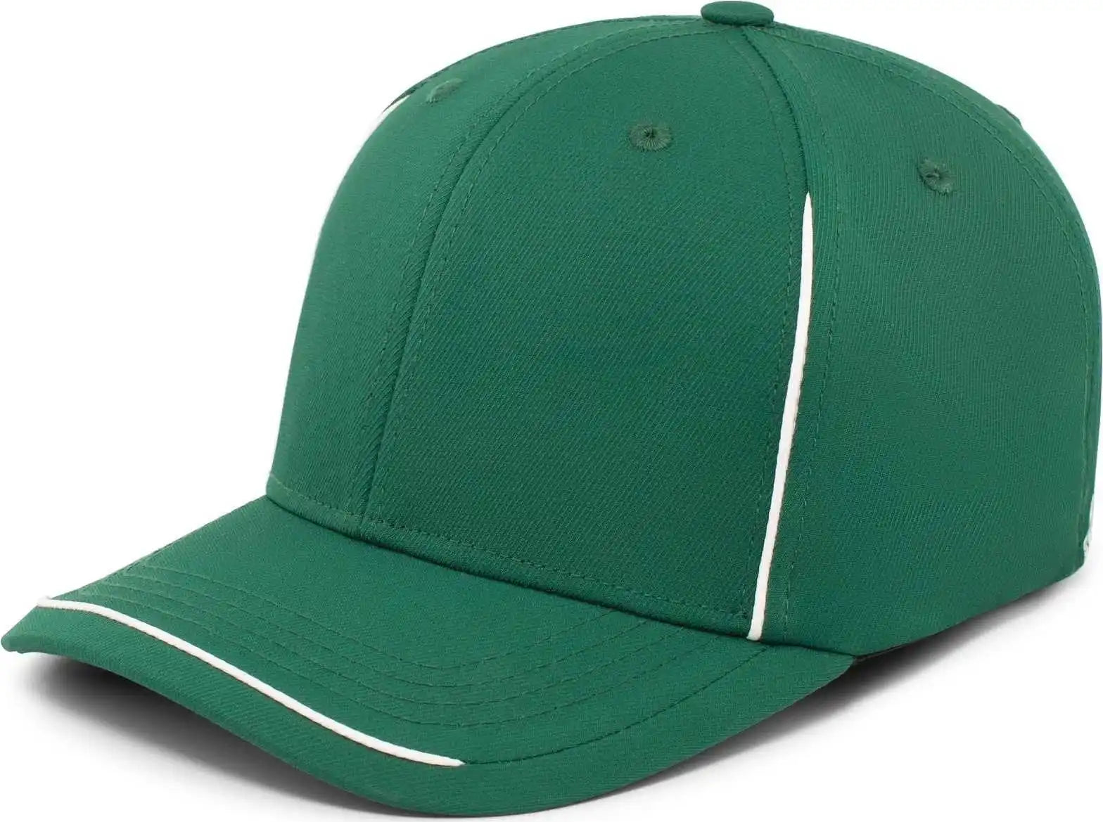 Pacific Headwear P304 Legend Cap - Dark Green White - Forest / 6 7/8’’ 7 3/8’’