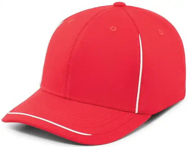 Pacific Headwear P304 Legend Cap - Red White - 6 7/8’’ 7 3/8’’