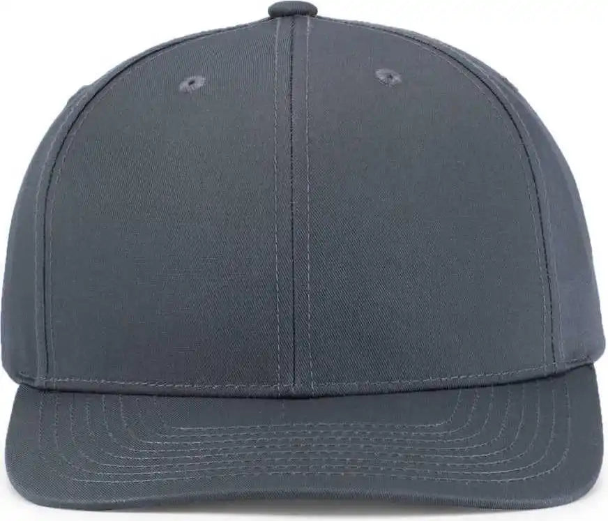 Pacific Headwear P322 Poly/cotton Snapback Cap - Graphite - 6 1/2’’ - 7’’