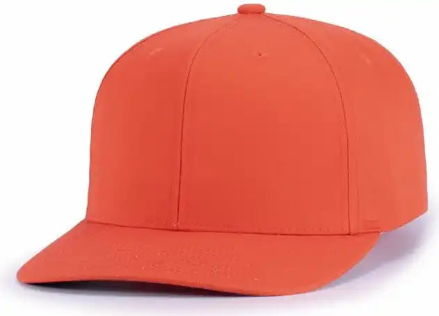 Pacific Headwear P322 Poly/cotton Snapback Cap - Orange - 6 1/2’’ - 7’’
