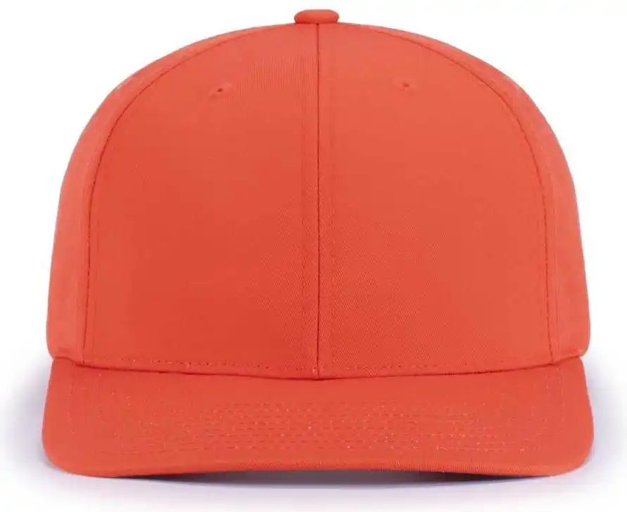 Pacific Headwear P322 Poly/cotton Snapback Cap - Orange - 6 1/2’’ - 7’’