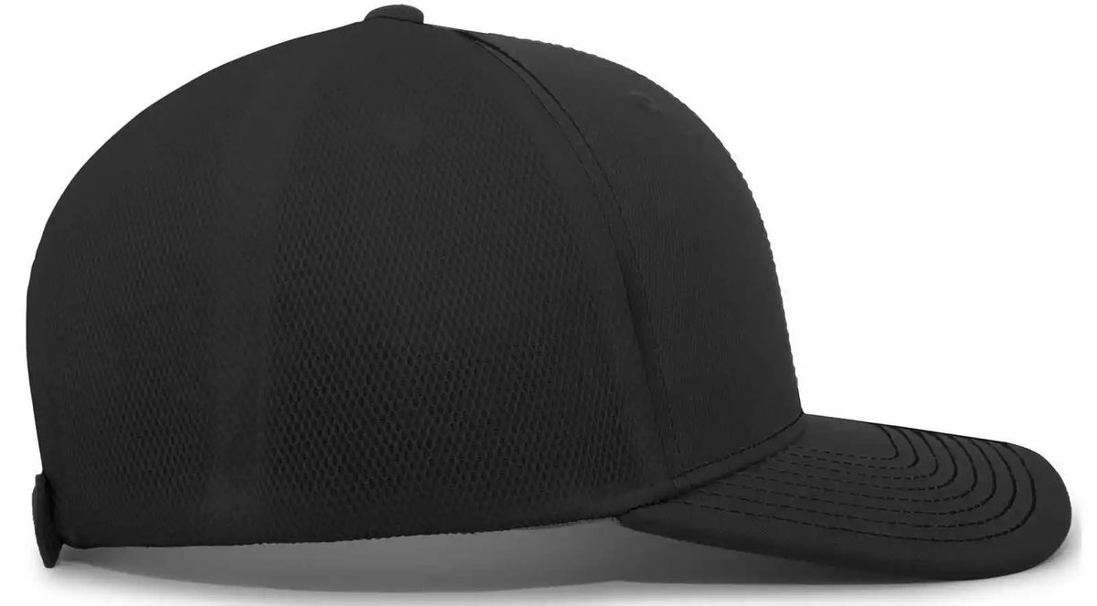 Pacific Headwear P365 Air Mesh Sideline Cap - Black - 7’’ - 7 7/8’’