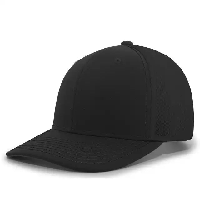 Pacific Headwear P365 Air Mesh Sideline Cap - Black - 7’’ - 7 7/8’’