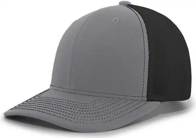 Pacific Headwear P365 Air Mesh Sideline Cap - Graphite Black - Dark Gray / 7’’ - 7 7/8’’