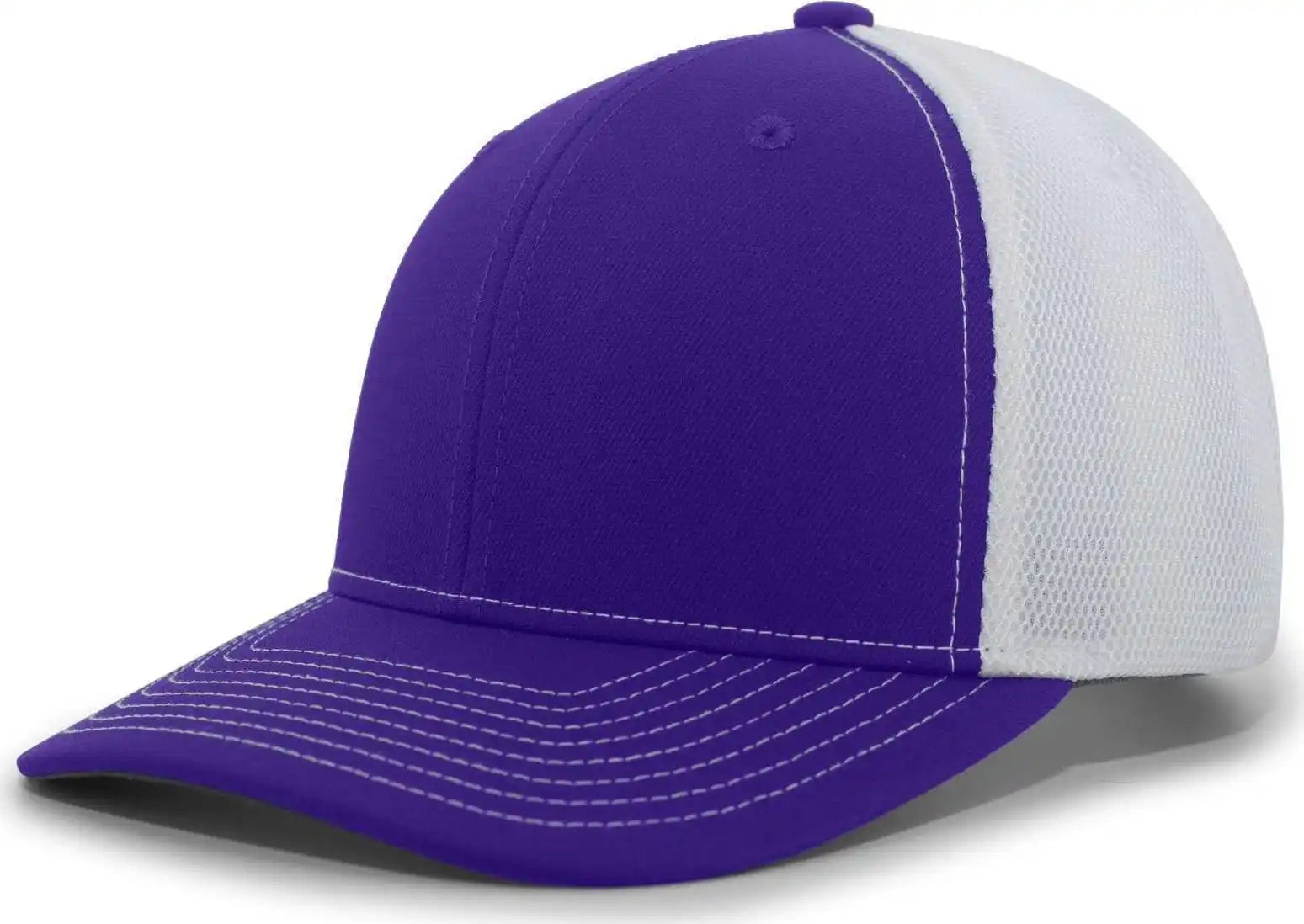 Pacific Headwear P365 Air Mesh Sideline Cap - Purple White - 7’’ - 7 7/8’’