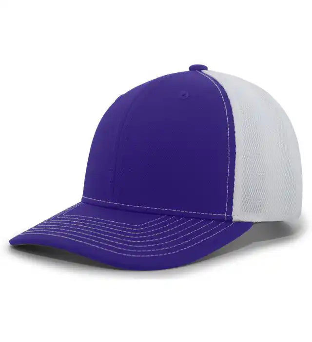 Pacific Headwear P365 Air Mesh Sideline Cap - Purple White - 7’’ - 7 7/8’’