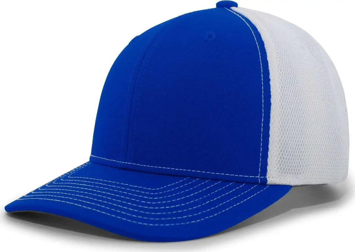 Pacific Headwear P365 Air Mesh Sideline Cap - Royal White - 7’’ - 7 7/8’’