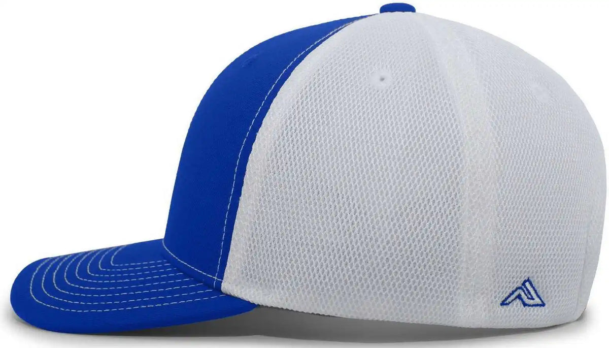 Pacific Headwear P365 Air Mesh Sideline Cap - Royal White - 7’’ - 7 7/8’’