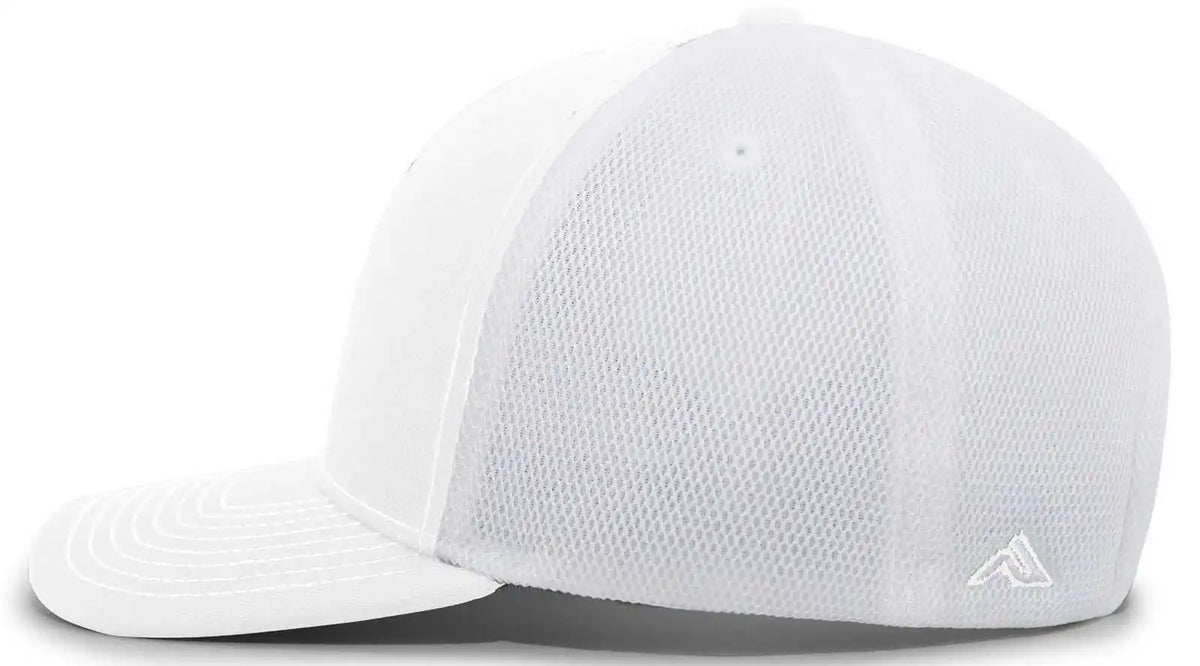 Pacific Headwear P365 Air Mesh Sideline Cap - White - 7’’ - 7 7/8’’