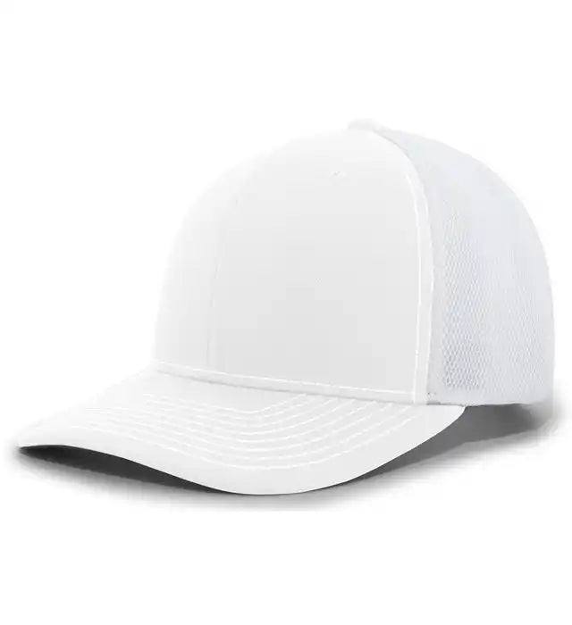Pacific Headwear P365 Air Mesh Sideline Cap - White - 7’’ - 7 7/8’’