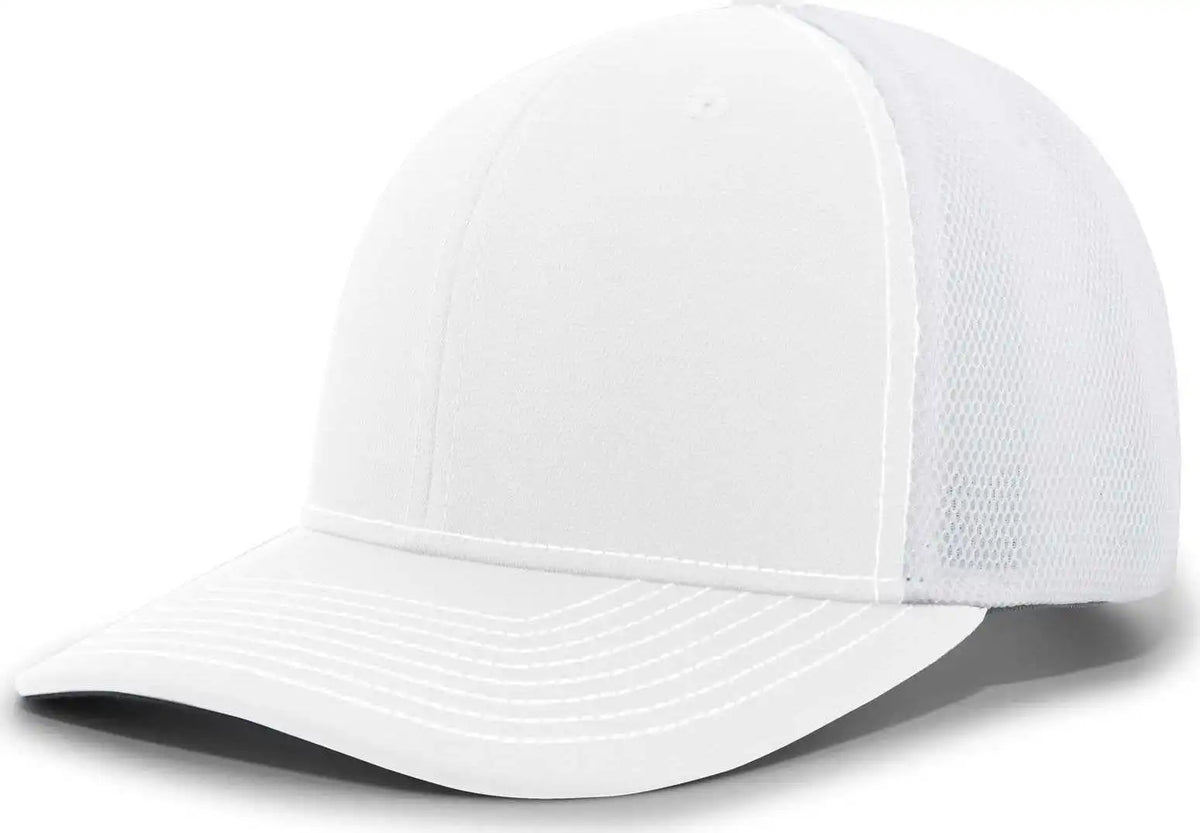 Pacific Headwear P365 Air Mesh Sideline Cap - White - 7’’ - 7 7/8’’