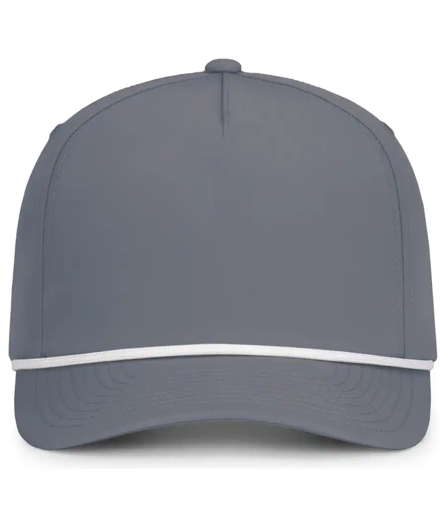 Pacific Headwear P421 Weekender Cap - Graphite White - Dark Gray / 7’’ 7 7/8’’