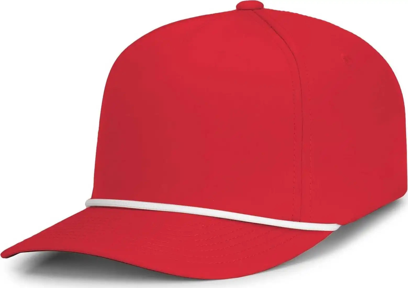 Pacific Headwear P421 Weekender Cap - Red White - 7’’ 7 7/8’’