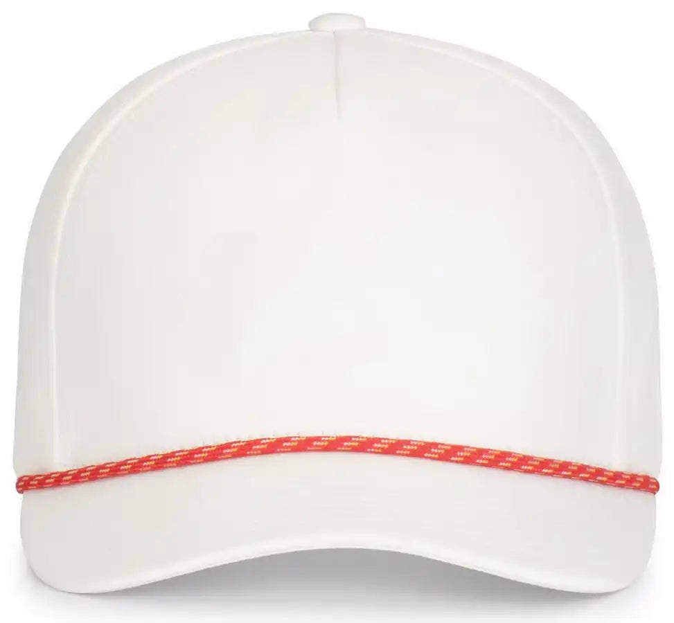 Pacific Headwear P421 Weekender Cap - White Red Gold B01n - 7’’ 7 7/8’’