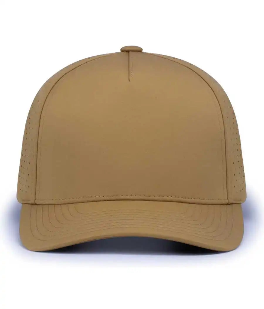 Pacific Headwear P424 Weekender Perforated Snapback Cap - Buck - 7’’ - 7 7/8’’