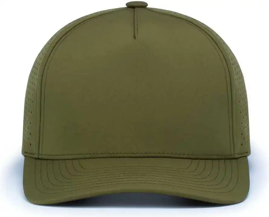 Pacific Headwear P424 Weekender Perforated Snapback Cap - Moss Green - 7’’ - 7 7/8’’