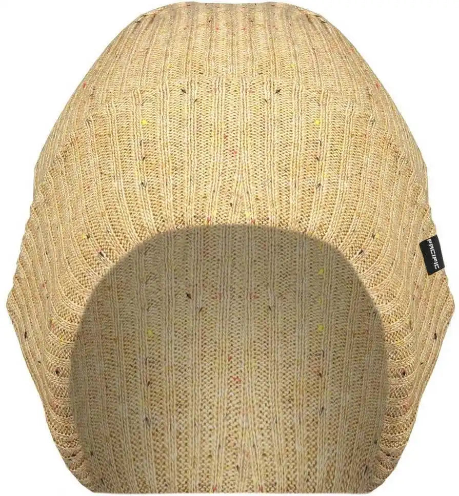 Pacific Headwear P600k Tweed Beanie - Khaki - 7’’ - 7 7/8’’