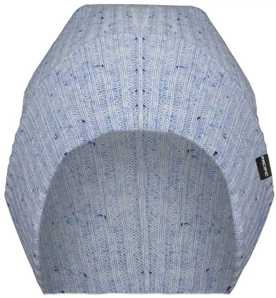 Pacific Headwear P600k Tweed Beanie - Light Blue - 7’’ - 7 7/8’’