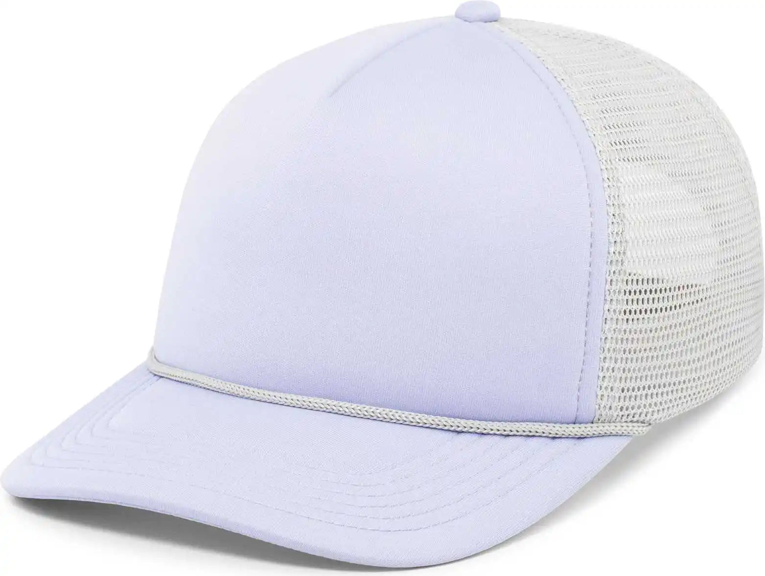 Pacific Headwear P782 Foamie Fresh Trucker Cap - Lavender Silver - Purple Light Gray / 7’’ - 7 7/8’’