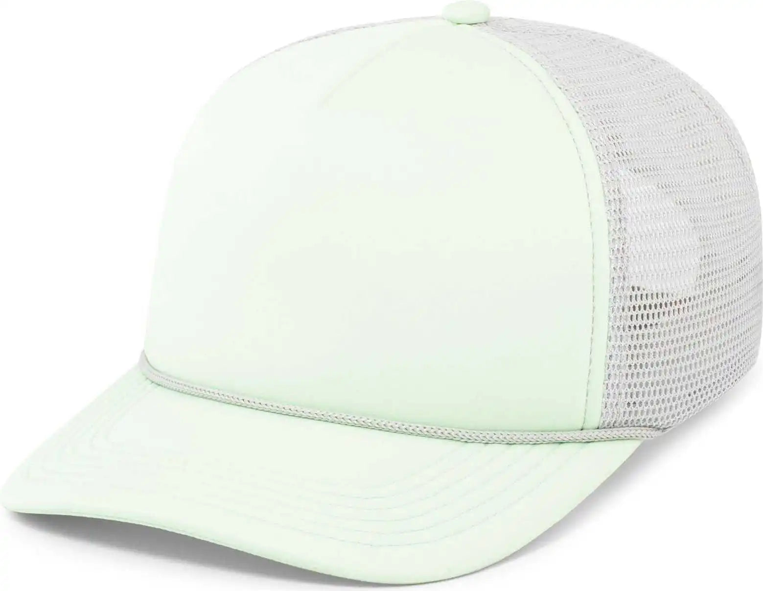 Pacific Headwear P782 Foamie Fresh Trucker Cap - Mint Silver - Light Gray / 7’’ - 7 7/8’’