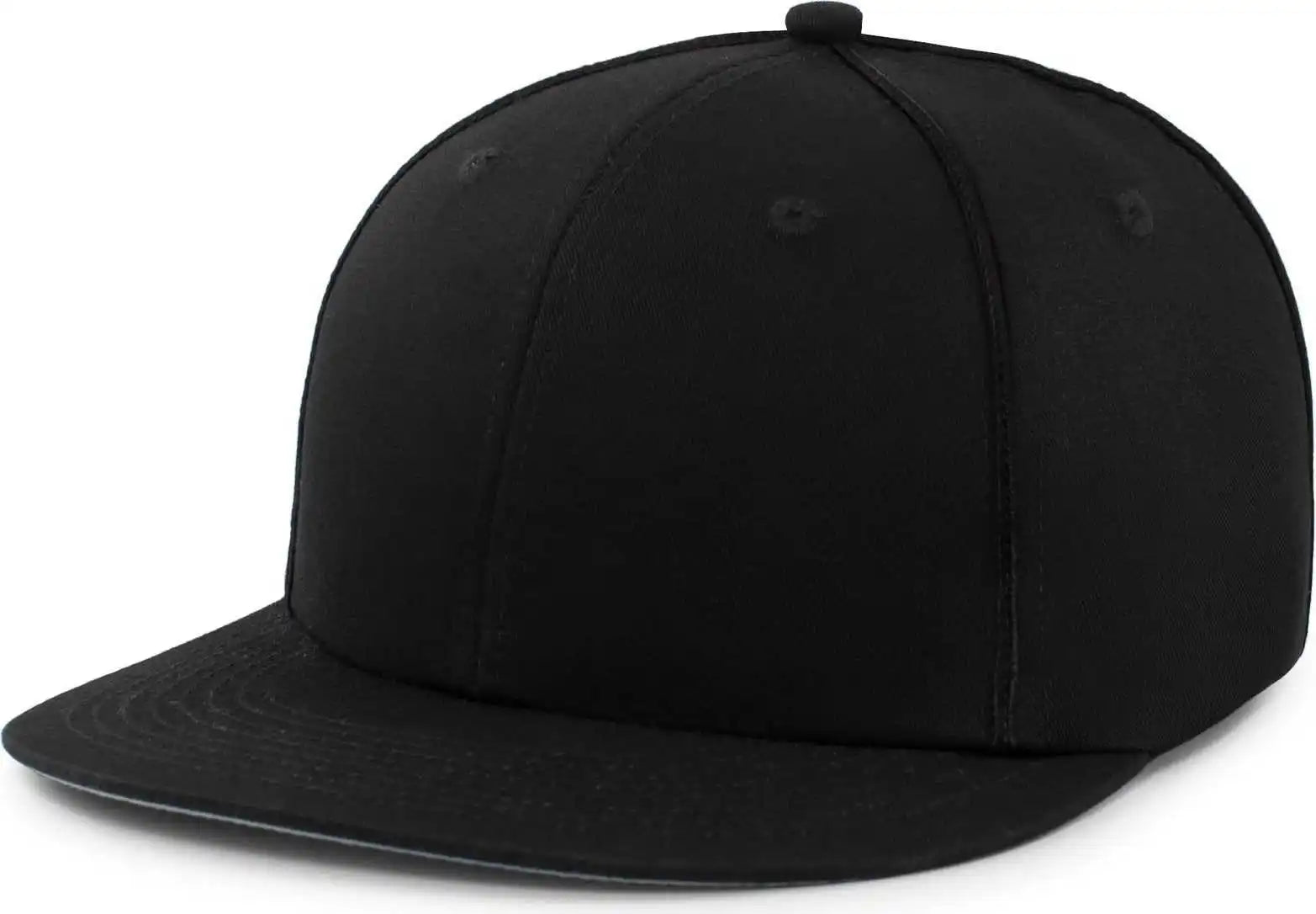Pacific Headwear P820 Momentum Team Cap - Black - 7’’ 7 7/8’’