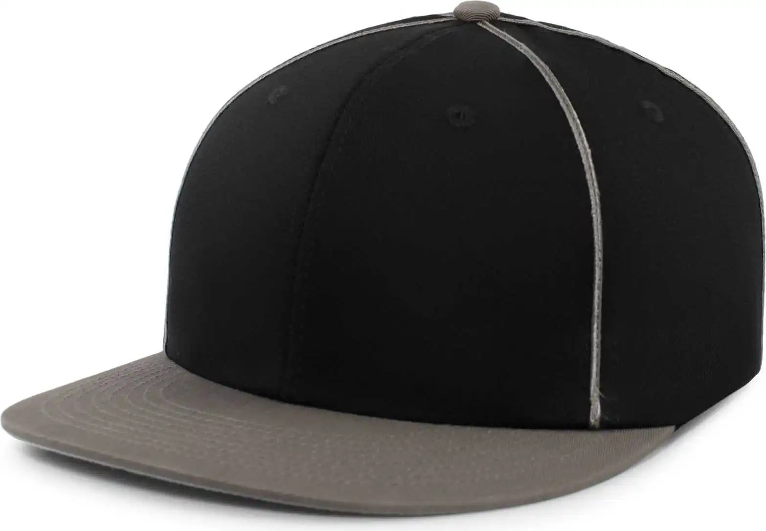 Pacific Headwear P820 Momentum Team Cap - Black Graphite - Dark Gray / 7’’ 7 7/8’’