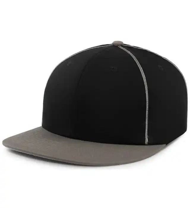 Pacific Headwear P820 Momentum Team Cap - Black Graphite - Dark Gray / 7’’ 7 7/8’’