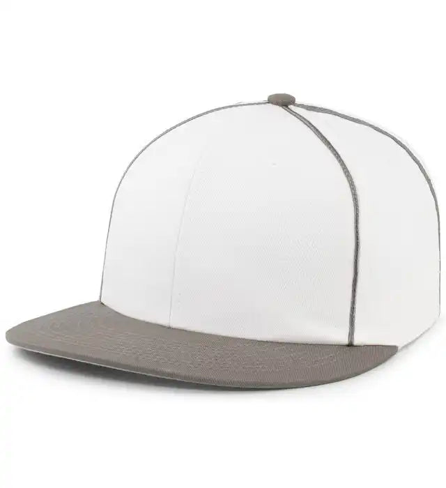 Pacific Headwear P820 Momentum Team Cap - White Graphite - Dark Gray / 7’’ 7 7/8’’