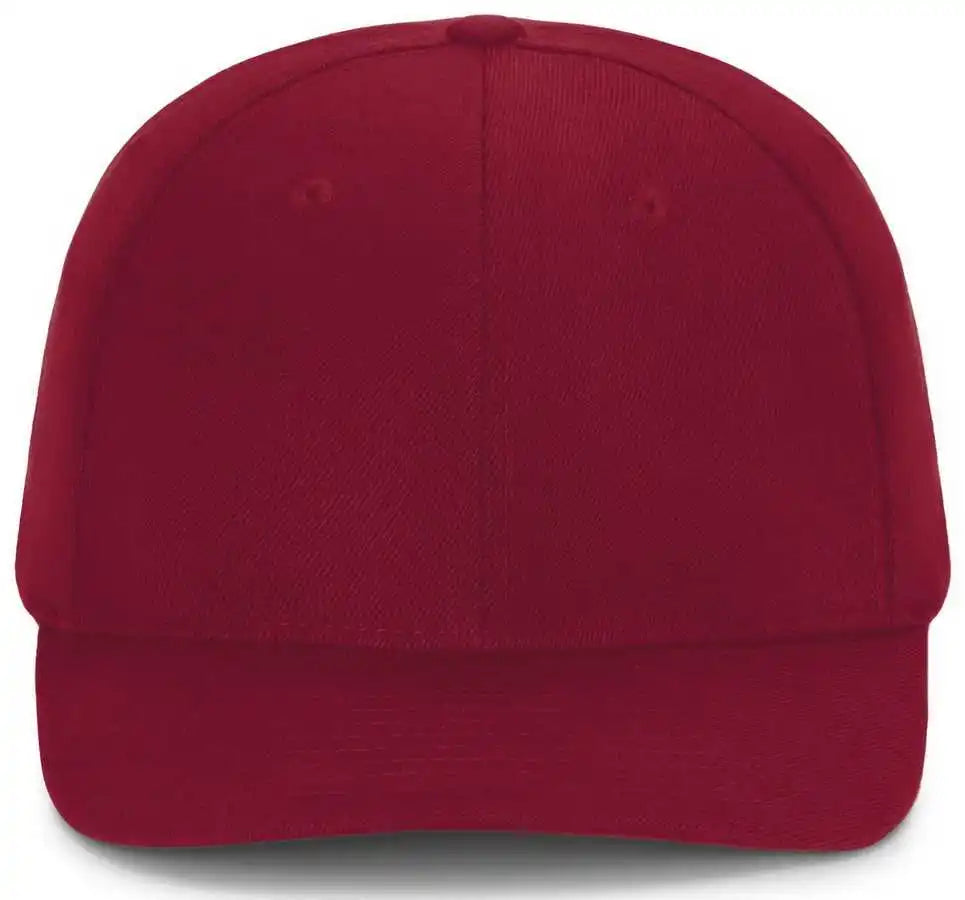 Pacific Headwear P821 Pro-wool Pacflex Cap - Cardinal - 6 3/8’’ - 7/8’’