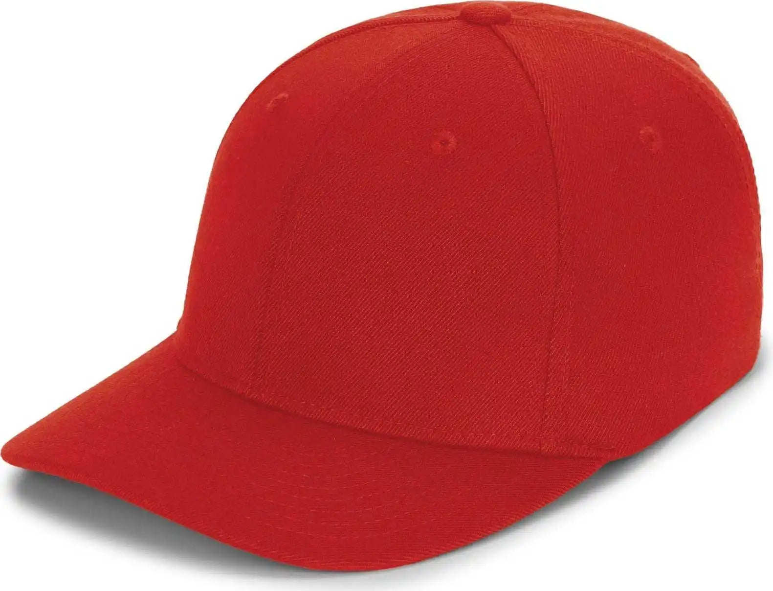Pacific Headwear P821 Pro Wool Pacflex Cap - Red - 6 1/2’’ 7’’