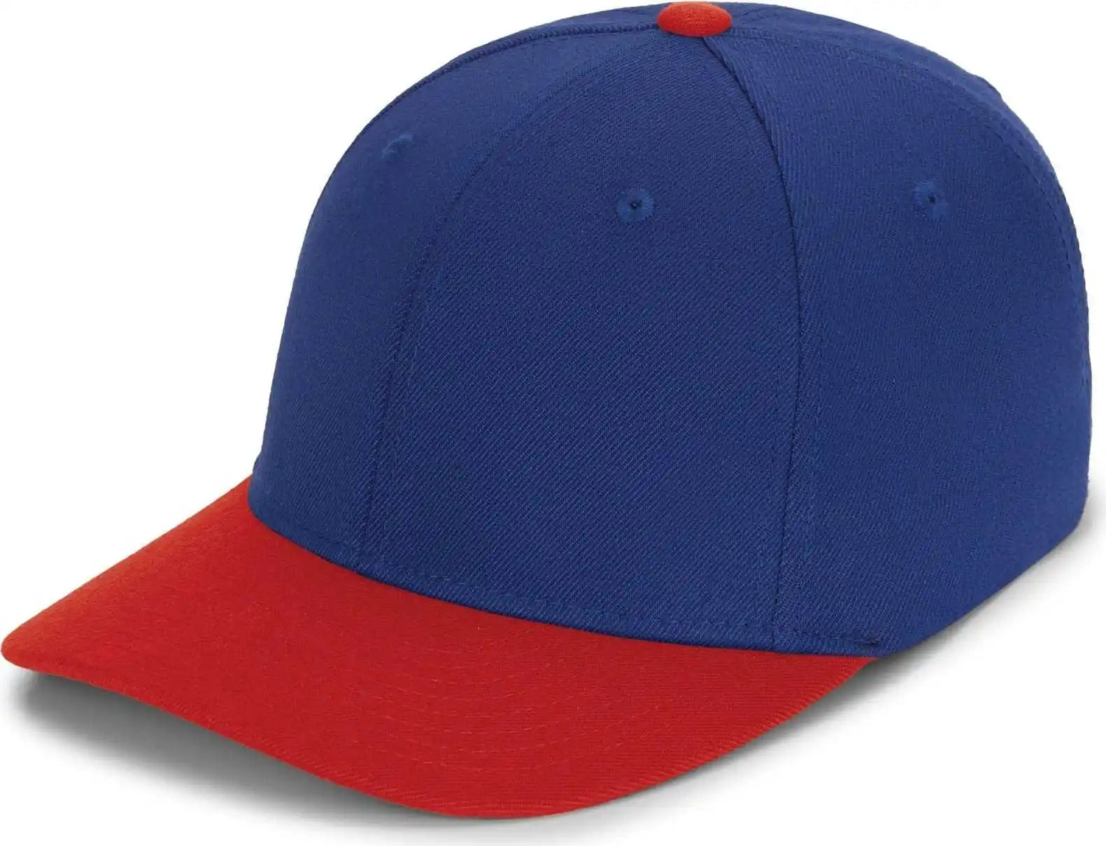 Pacific Headwear P821 Pro Wool Pacflex Cap - Royal Red - 6 1/2’’ 7’’