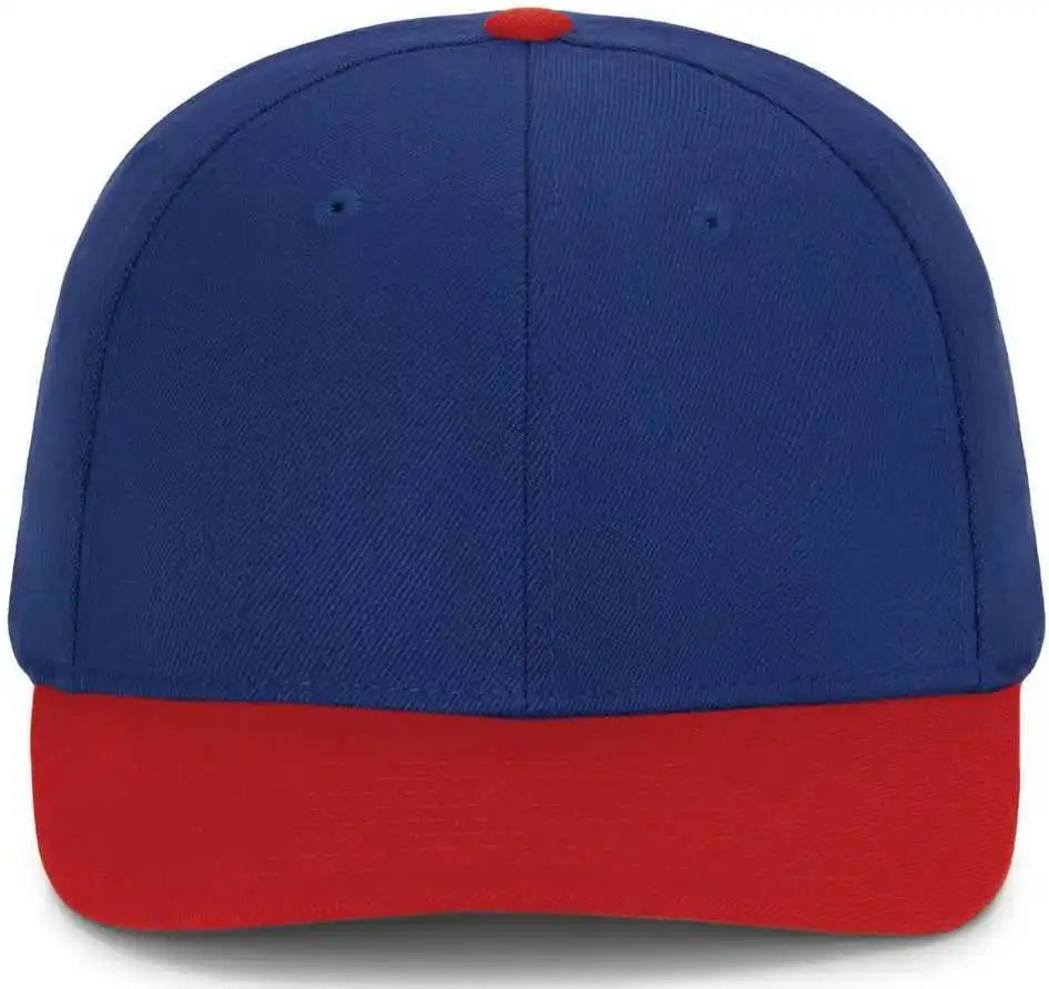 Pacific Headwear P821 Pro Wool Pacflex Cap - Royal Red - 6 1/2’’ 7’’