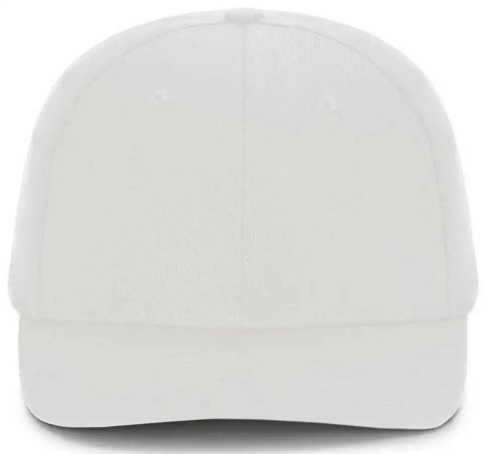 Pacific Headwear P821 Pro Wool Pacflex Cap - White - 6 1/2’’ 7’’