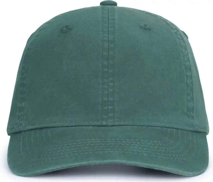 Pacific Headwear V57 Vintage Cotton Buckle Back Cap - Dark Green - Forest / 7’’ - 7 7/8’’