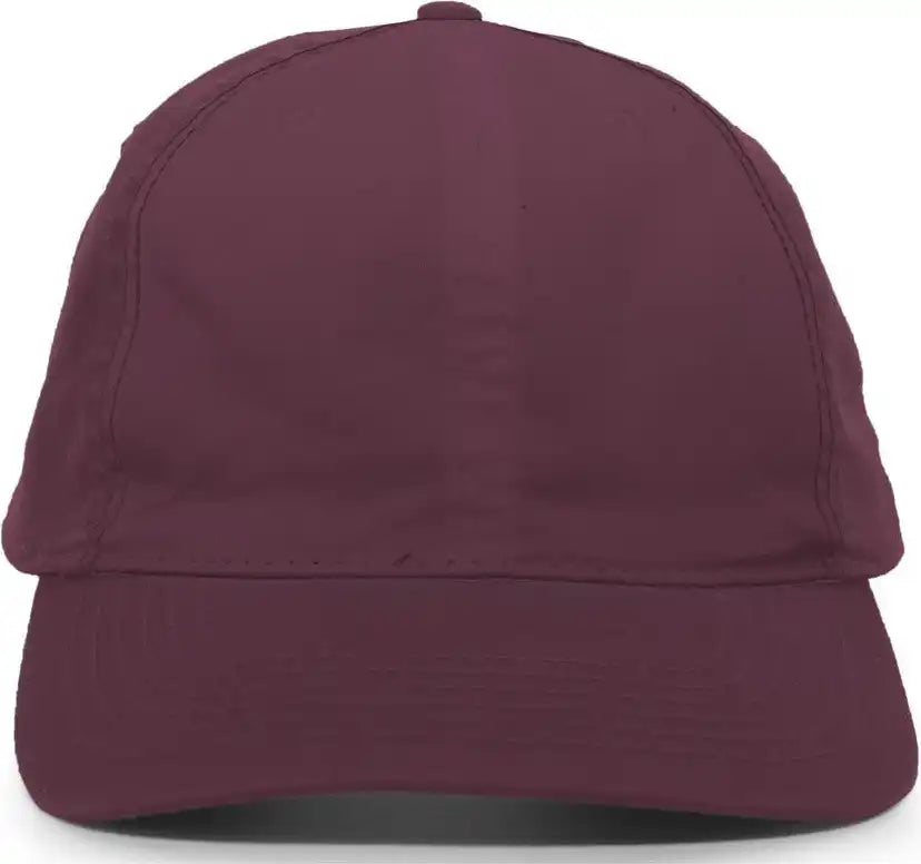 Pacific Headwear V57 Vintage Cotton Buckle Back Cap - Maroon - 7’’ - 7 7/8’’