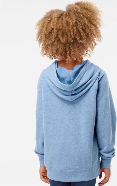 Pacific Youth Lightweight Special Blend Raglan Hooded Sweatshirt - PRM15YSB