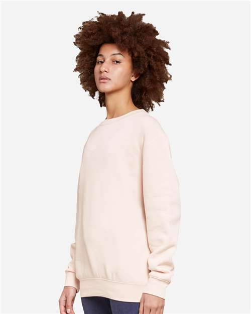 Pale Pink Premium Crewneck Sweatshirt - LS14004