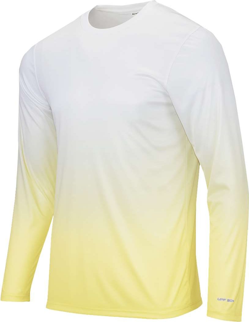 Pale Yellow Maui Performance Long Sleeve T-Shirt - 233