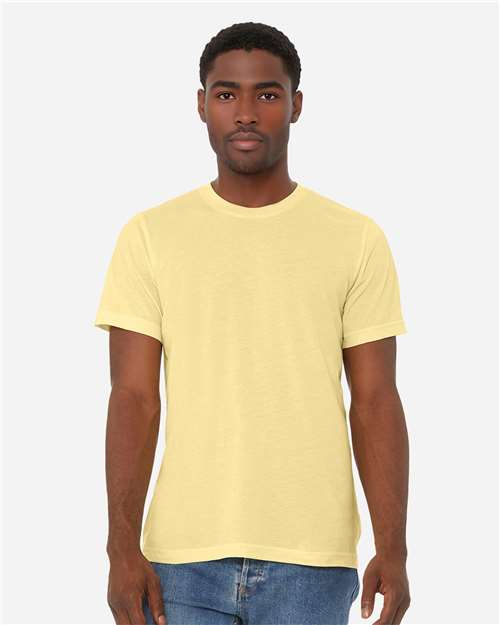 Pale Yellow Triblend Triblend Tee - 3413