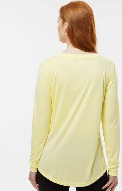 Pale Yellow Women's Long Islander Performance Long Sleeve T-Shirt - 214
