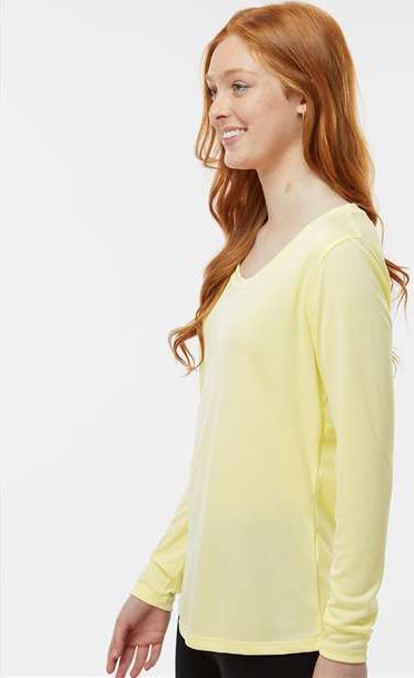Pale Yellow Women's Long Islander Performance Long Sleeve T-Shirt - 214
