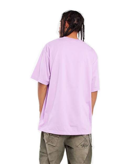 Pastel Purple Garment-Dyed Crewneck T-Shirt - SHGD