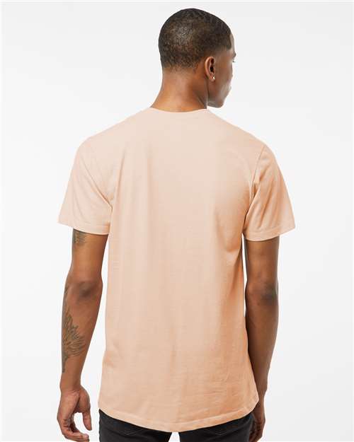 Peach Heather Premium Cotton Blend T-Shirt - 541